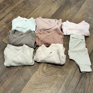 H&M Baby Preemie Sets in Soft Pastels and Neutrals